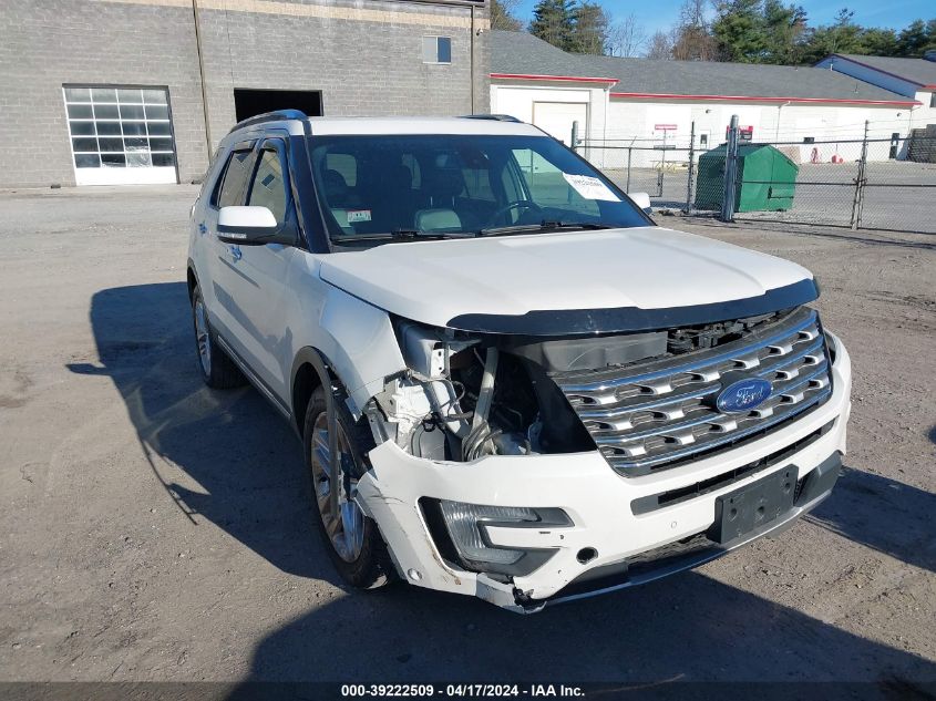 2016 Ford Explorer Limited VIN: 1FM5K8F81GGB68576 Lot: 39222509