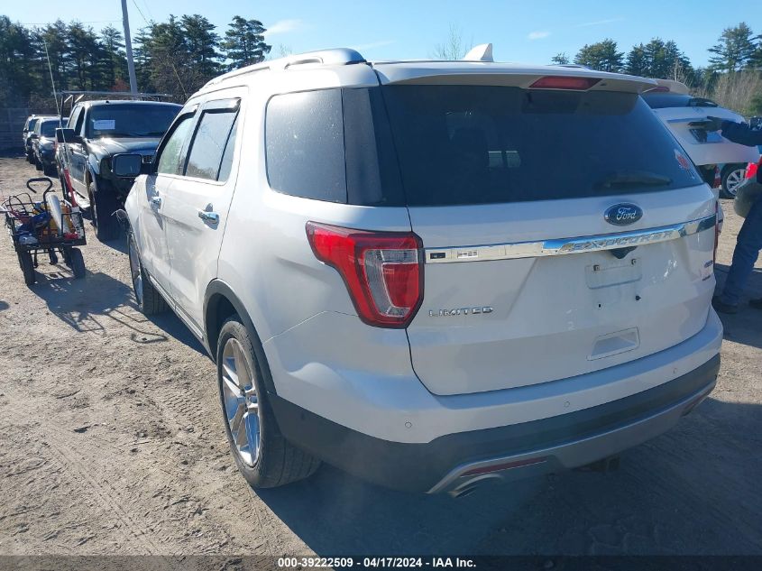 2016 Ford Explorer Limited VIN: 1FM5K8F81GGB68576 Lot: 39222509