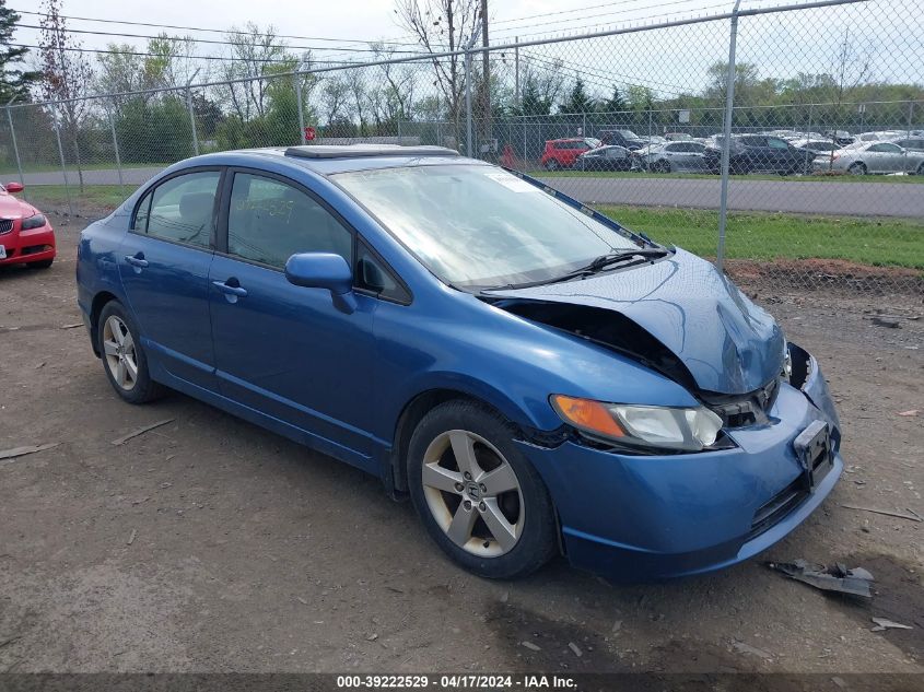 2008 Honda Civic Ex VIN: 1HGFA16808L044523 Lot: 39222529