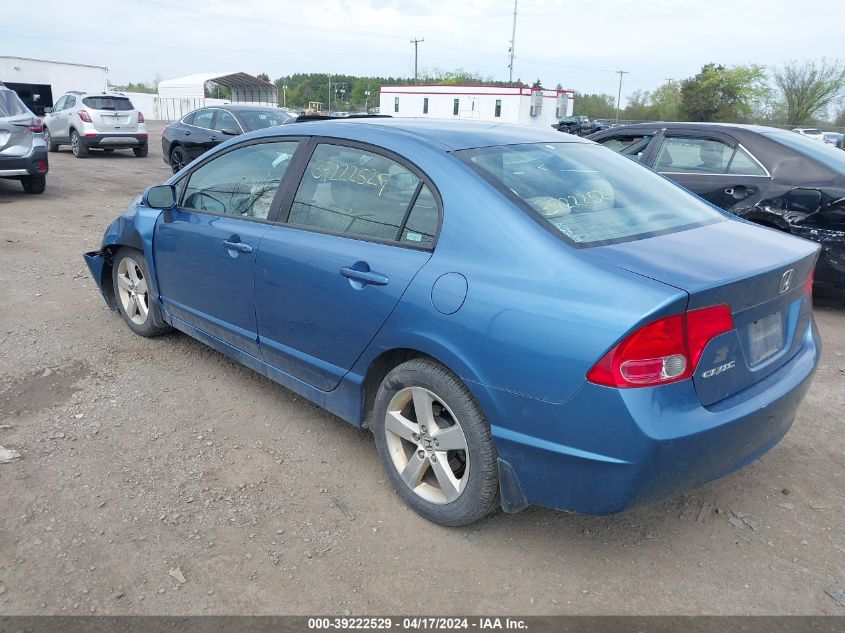 2008 Honda Civic Ex VIN: 1HGFA16808L044523 Lot: 39222529