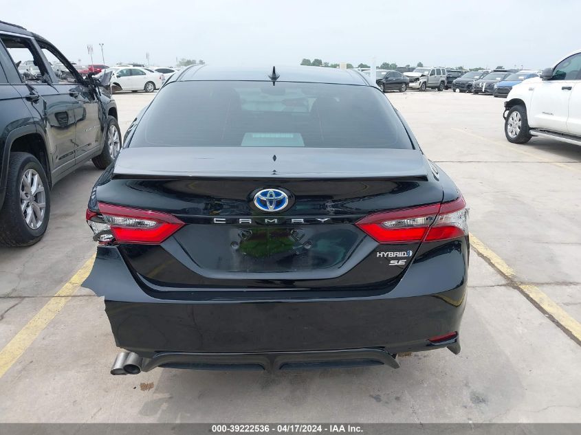 2022 Toyota Camry Se Hybrid VIN: 4T1G31AK6NU594116 Lot: 39222536