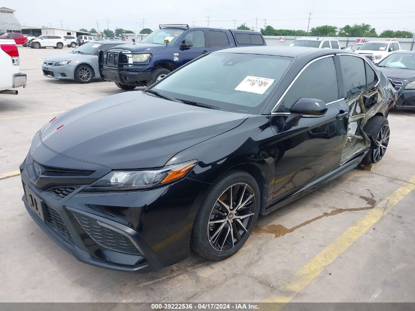 2022 Toyota Camry Se Hybrid VIN: 4T1G31AK6NU594116 Lot: 39222536