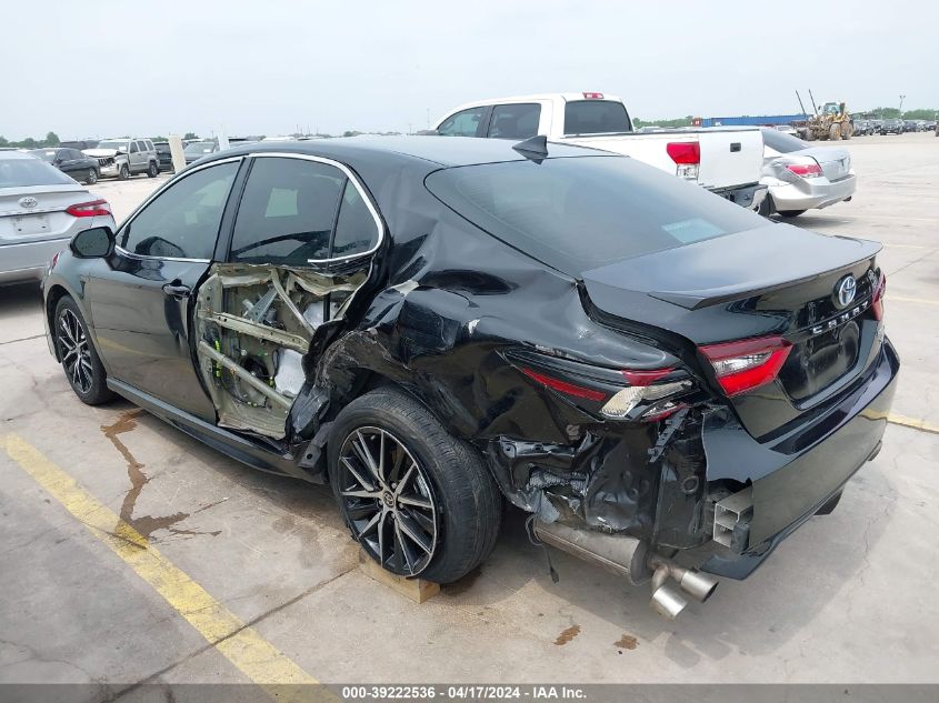 2022 Toyota Camry Se Hybrid VIN: 4T1G31AK6NU594116 Lot: 39222536
