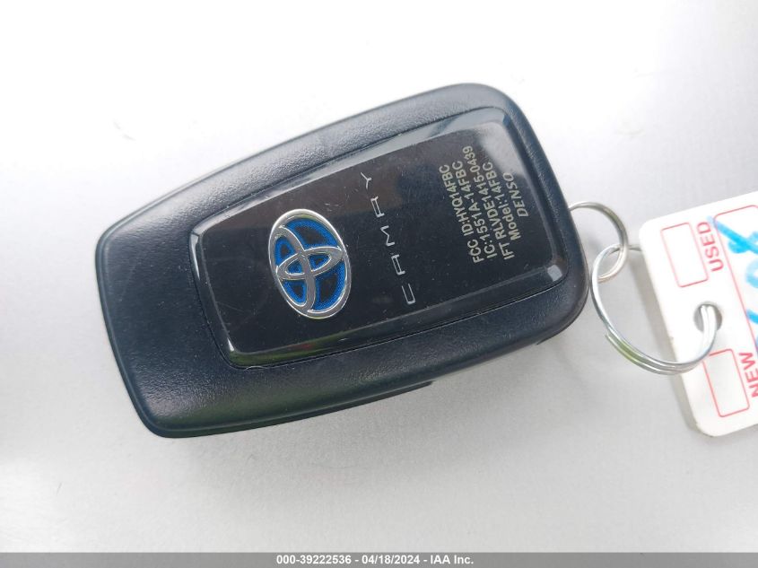 2022 Toyota Camry Se Hybrid VIN: 4T1G31AK6NU594116 Lot: 39222536