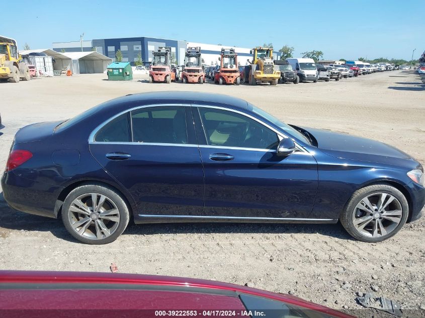 55SWF4KB6FU039151 | 2015 MERCEDES-BENZ C 300