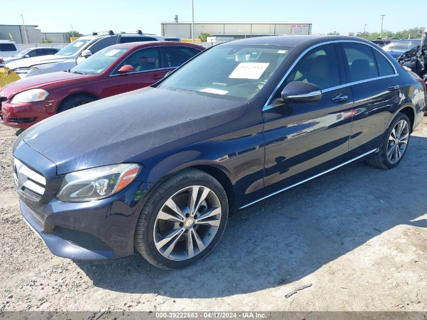 55SWF4KB6FU039151 | 2015 MERCEDES-BENZ C 300