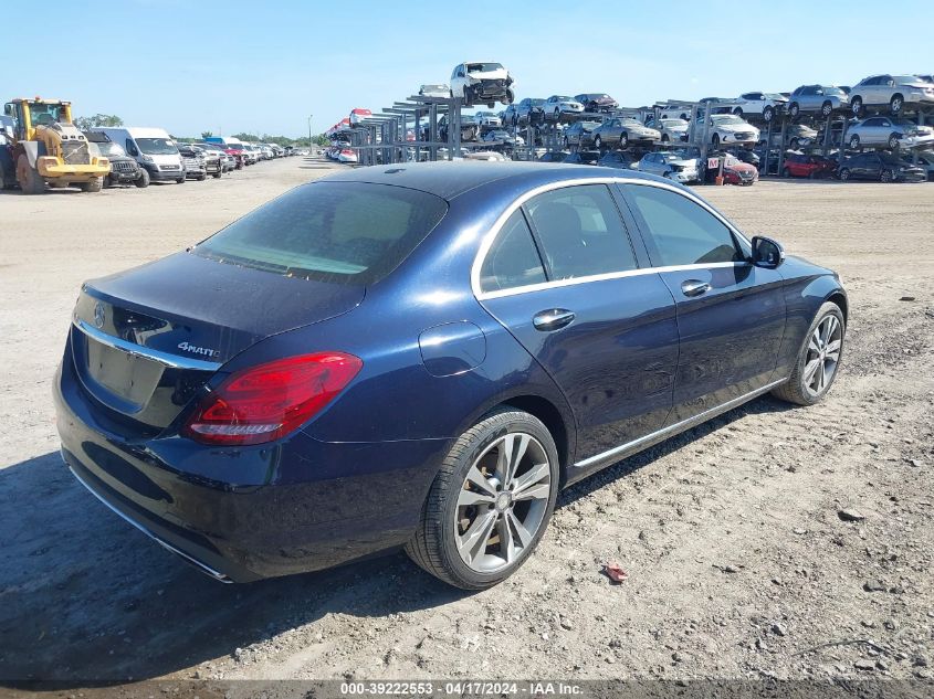 55SWF4KB6FU039151 | 2015 MERCEDES-BENZ C 300