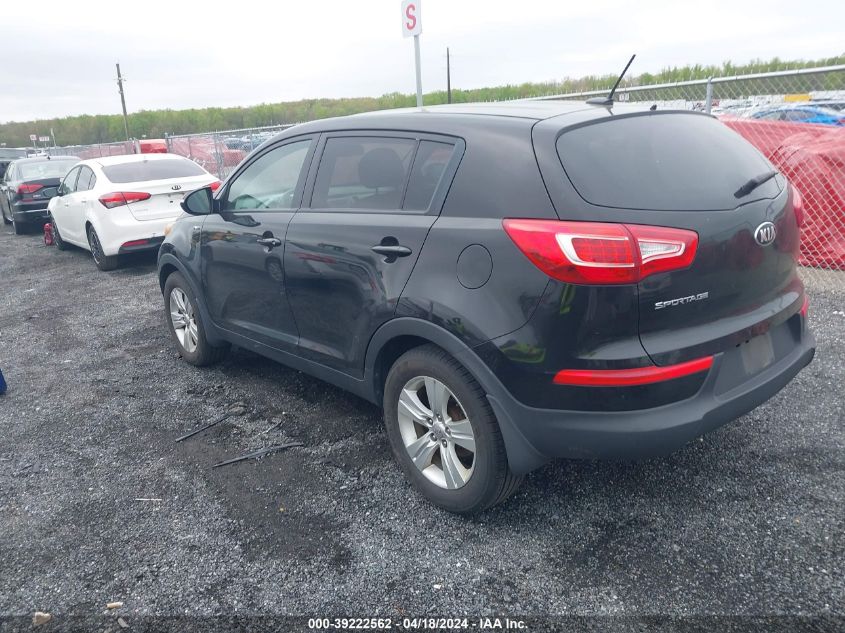 2013 Kia Sportage Lx VIN: KNDPBCA21D7385091 Lot: 39222562