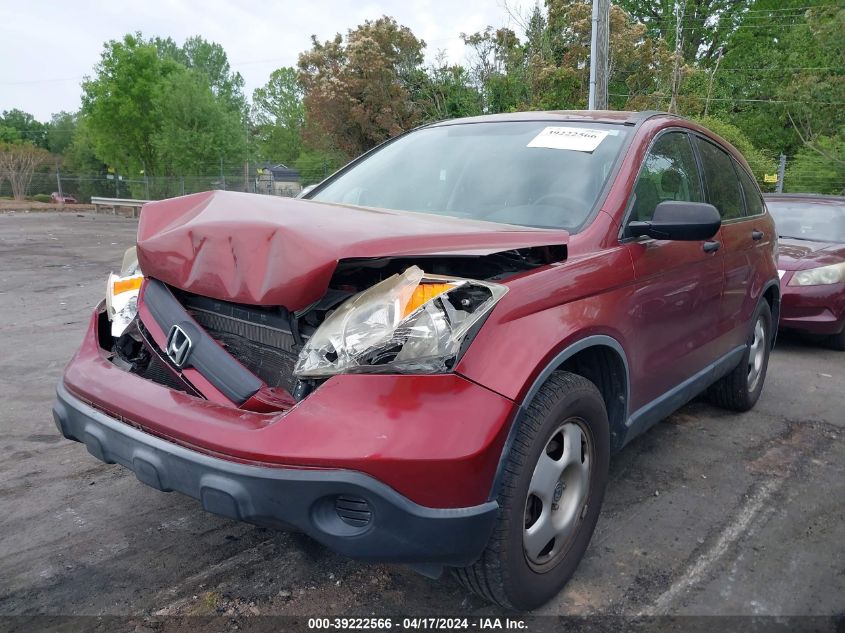 2007 Honda Cr-V Lx VIN: JHLRE38357C020393 Lot: 39222566