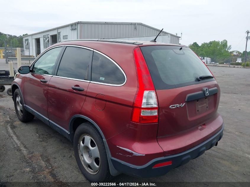 2007 Honda Cr-V Lx VIN: JHLRE38357C020393 Lot: 39222566