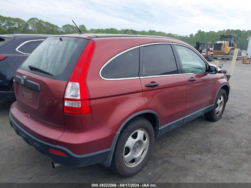 2007 Honda Cr-V Lx VIN: JHLRE38357C020393 Lot: 39222566