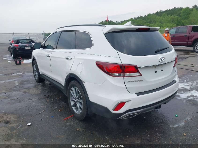 2017 Hyundai Santa Fe Se VIN: KM8SNDHF0HU205795 Lot: 39222610