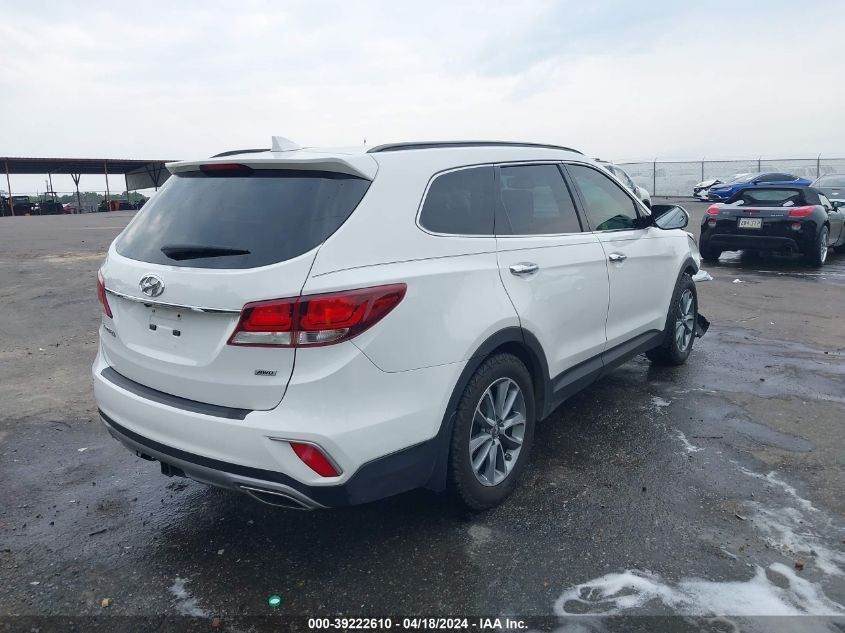 2017 Hyundai Santa Fe Se VIN: KM8SNDHF0HU205795 Lot: 39222610