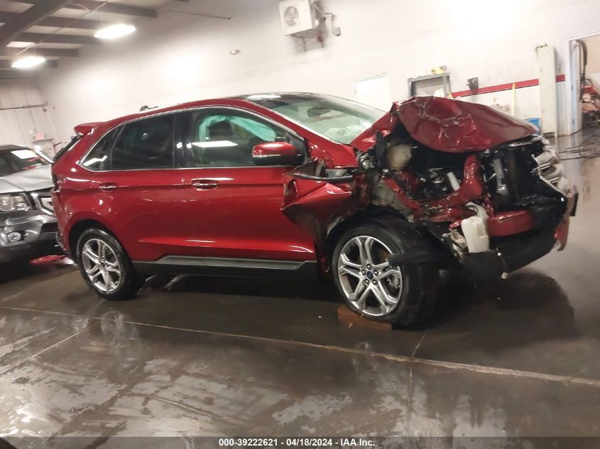 2016 Ford Edge Titanium VIN: 2FMPK4K91GBB57424 Lot: 39222621