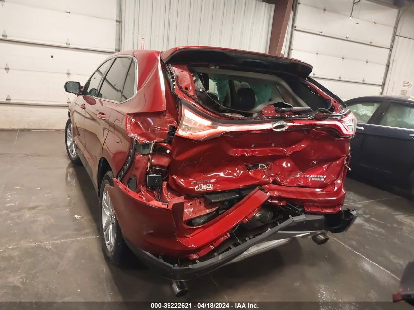 2016 Ford Edge Titanium VIN: 2FMPK4K91GBB57424 Lot: 39222621