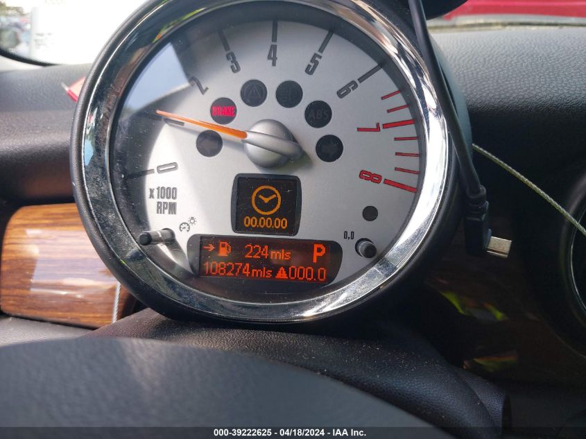 2007 Mini Cooper S VIN: WMWMF73567TL90155 Lot: 39222625