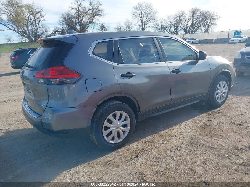 2017 Nissan Rogue S VIN: JN8AT2MV2HW264590 Lot: 39222642