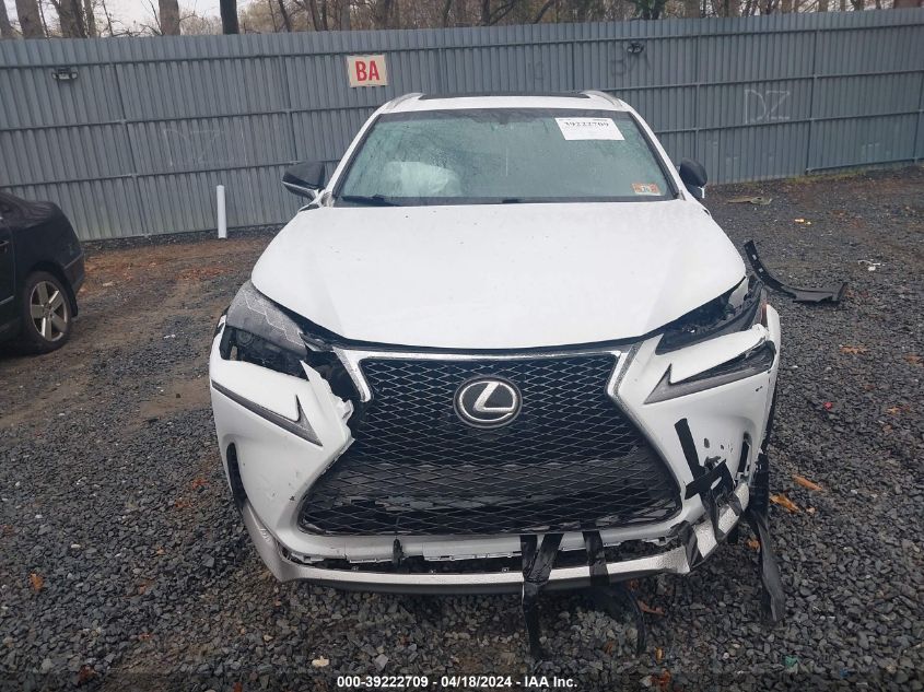 2016 Lexus Nx 200T F Sport VIN: JTJBARBZ6G2053058 Lot: 39222709