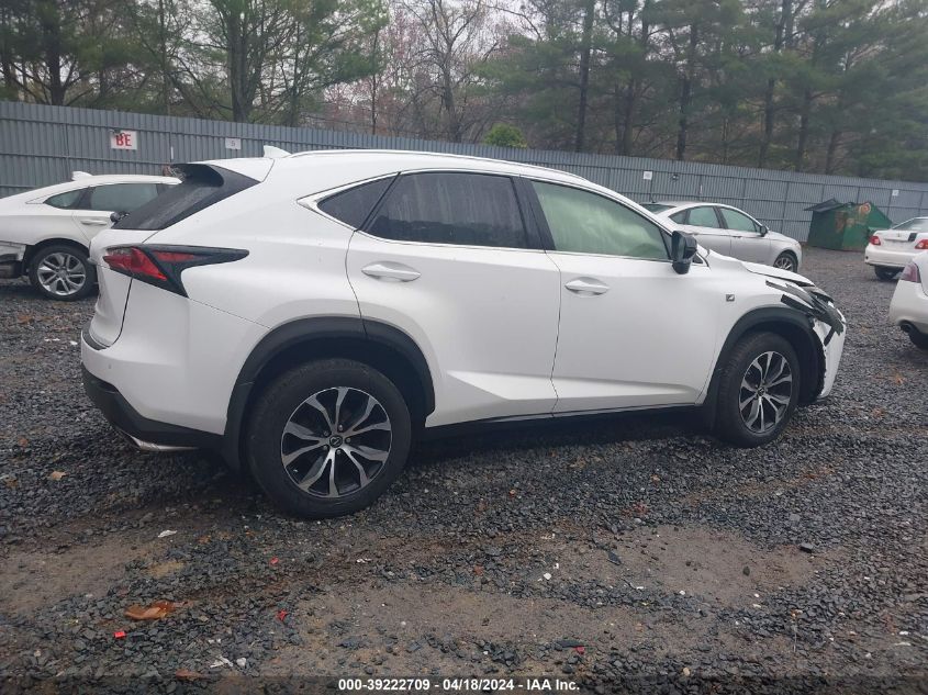 2016 Lexus Nx 200T F Sport VIN: JTJBARBZ6G2053058 Lot: 39222709