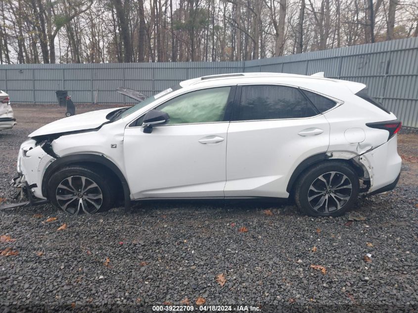 2016 Lexus Nx 200T F Sport VIN: JTJBARBZ6G2053058 Lot: 39222709