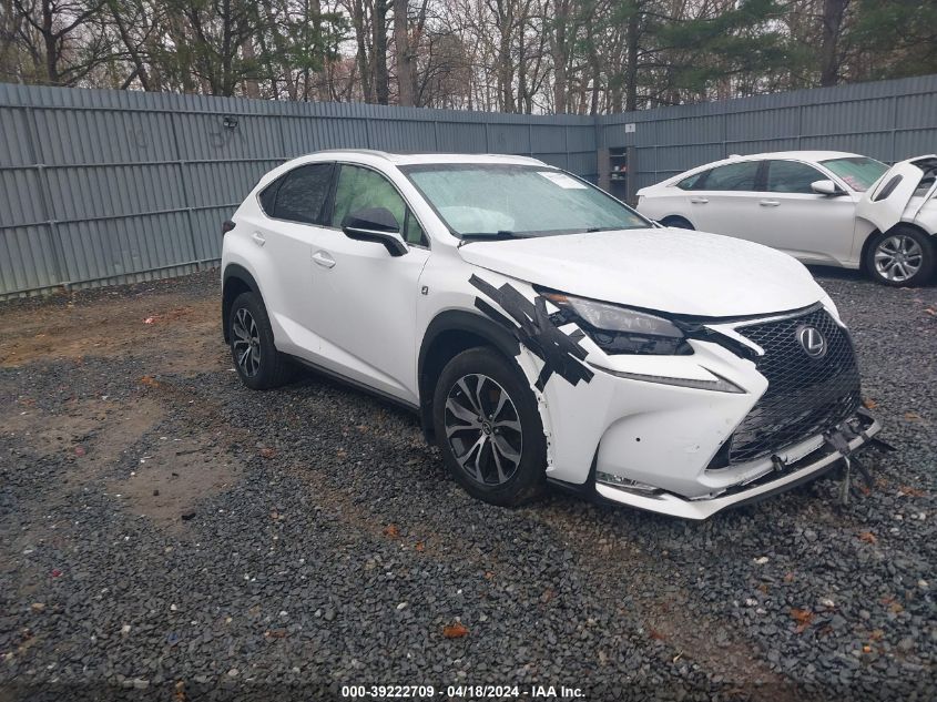 2016 Lexus Nx 200T F Sport VIN: JTJBARBZ6G2053058 Lot: 39222709