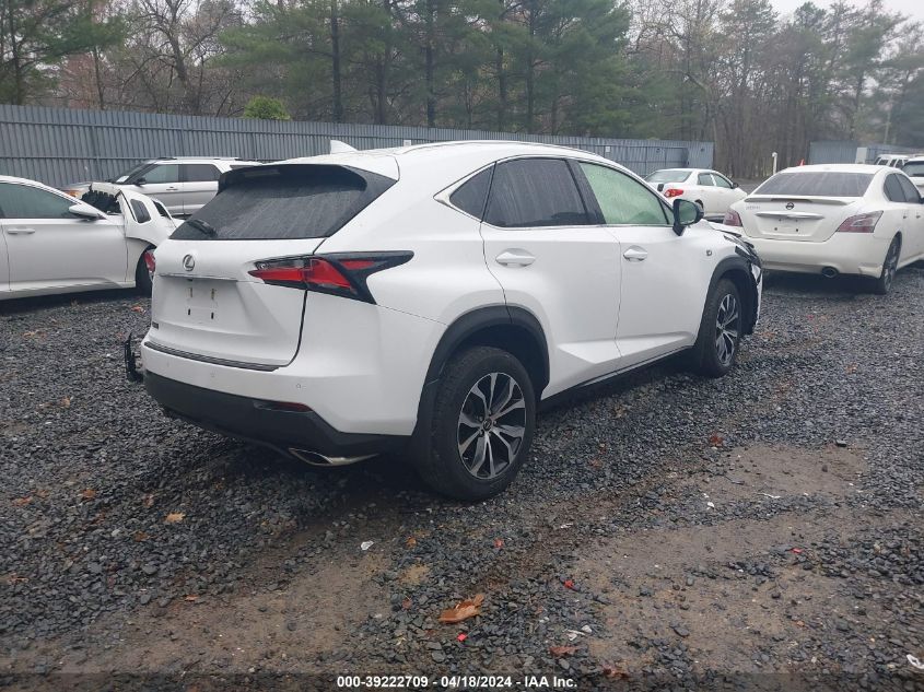 JTJBARBZ6G2053058 2016 Lexus Nx 200T F Sport