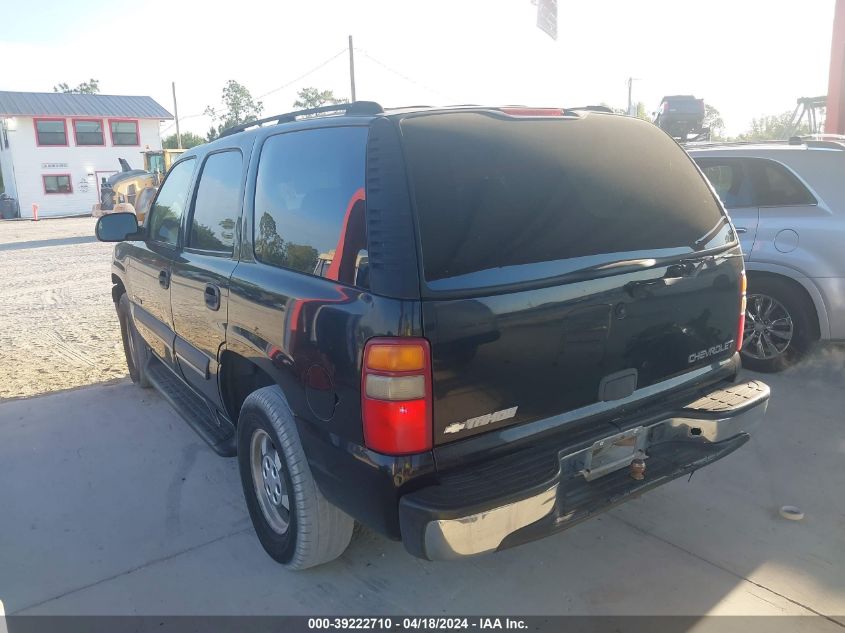 2003 Chevrolet Tahoe Ls VIN: 1GNEC13V13R252714 Lot: 48657704