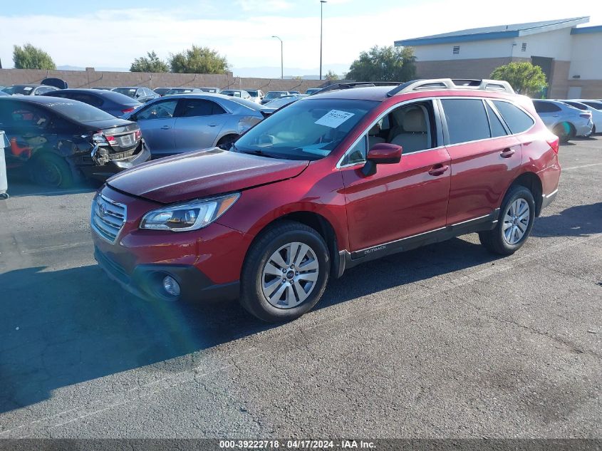 2017 Subaru Outback 2.5I Premium VIN: 4S4BSACC1H3282508 Lot: 42476864