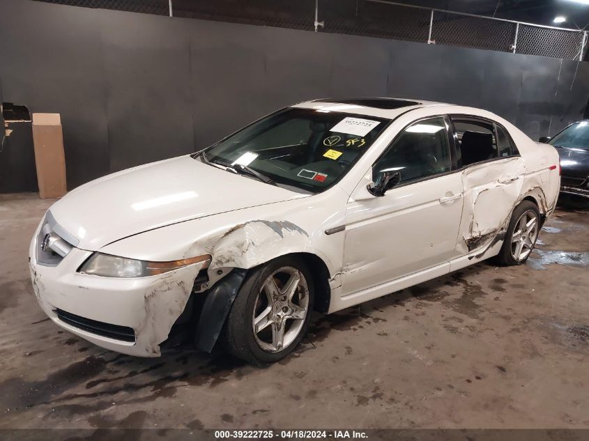 2006 Acura Tl VIN: 19UUA66206A045146 Lot: 39222725