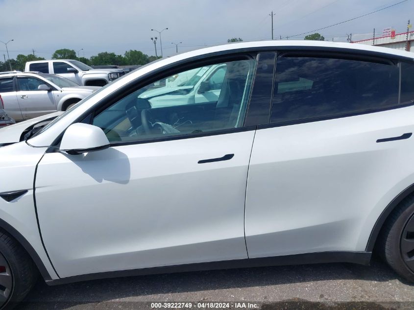 2021 Tesla Model Y Performance Dual Motor All-Wheel Drive VIN: 5YJYGDEF6MF209835 Lot: 39222749