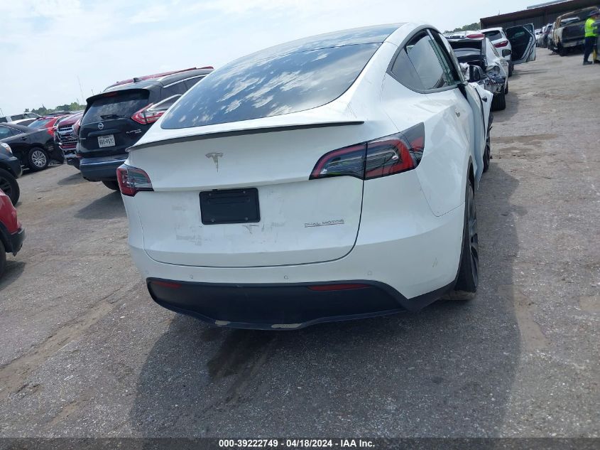 2021 Tesla Model Y Performance Dual Motor All-Wheel Drive VIN: 5YJYGDEF6MF209835 Lot: 39222749