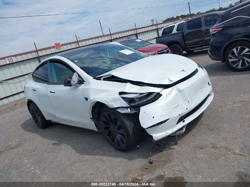 2021 Tesla Model Y Performance Dual Motor All-Wheel Drive VIN: 5YJYGDEF6MF209835 Lot: 39222749