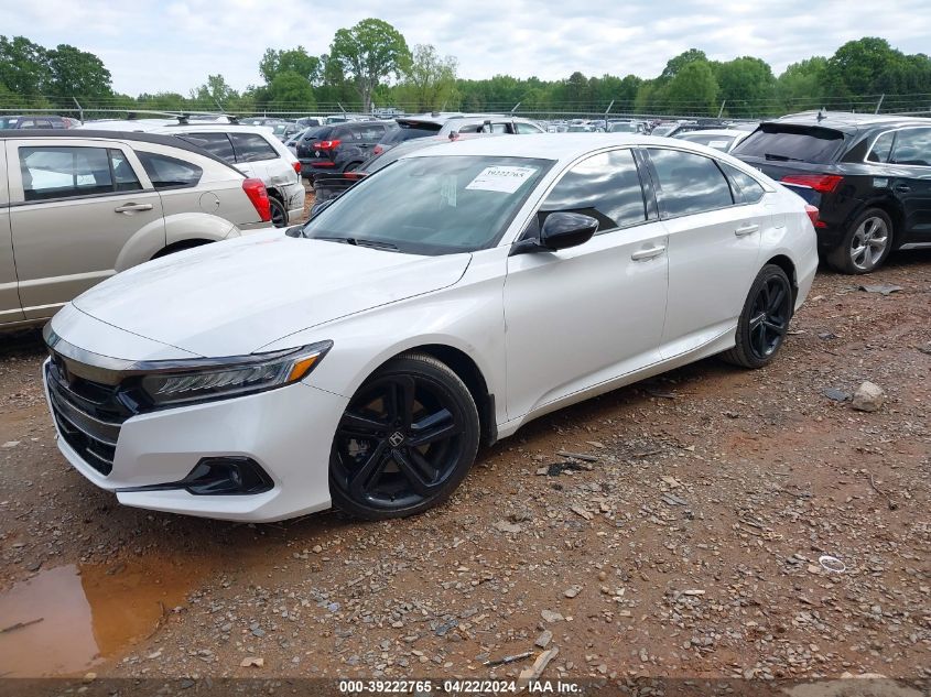 2021 Honda Accord Sport VIN: 1HGCV1F38MA106221 Lot: 39222765