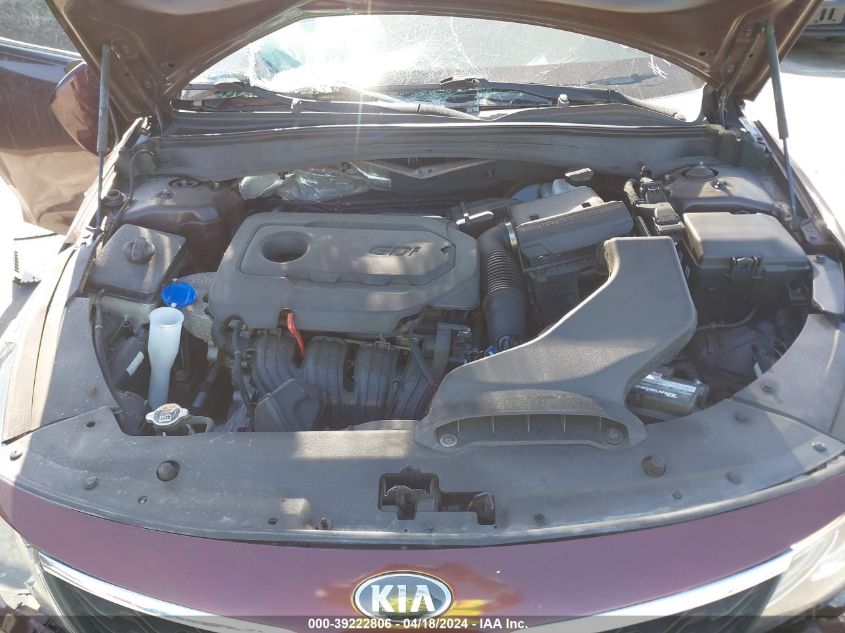 2019 Kia Optima Lx VIN: 5XXGT4L33KG346421 Lot: 48685124