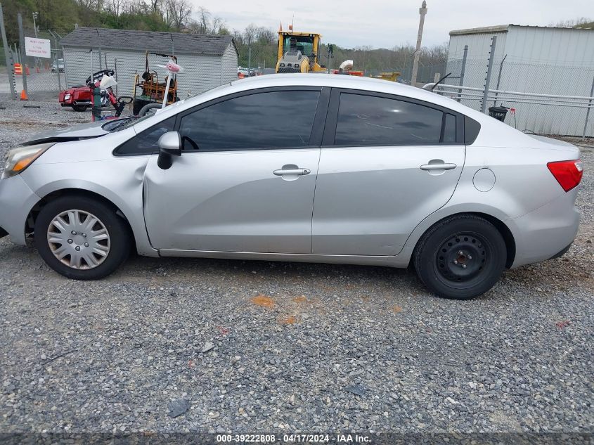 2012 Kia Rio Lx VIN: KNADM4A3XC6058315 Lot: 39222808