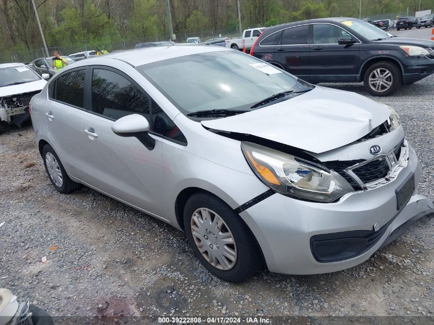 2012 Kia Rio Lx VIN: KNADM4A3XC6058315 Lot: 39222808