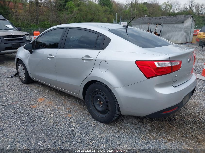 2012 Kia Rio Lx VIN: KNADM4A3XC6058315 Lot: 39222808