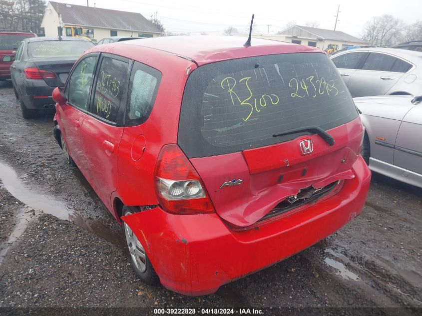 2008 Honda Fit VIN: JHMGD38488S062367 Lot: 39222828
