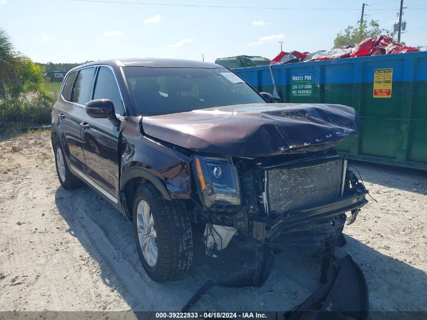 5XYP24HC2MG109459 2021 Kia Telluride Lx