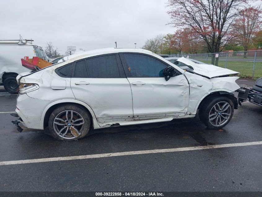 2017 BMW X4 M40I VIN: 5UXXW7C50H0U25838 Lot: 39222858