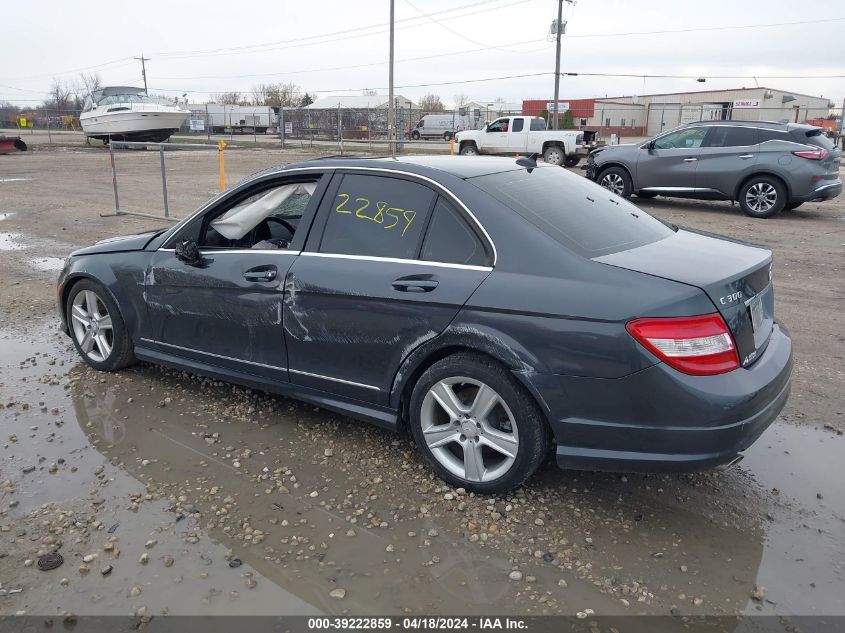 2011 Mercedes-Benz C 300 Luxury 4Matic/Sport 4Matic VIN: WDDGF8BB2BR150092 Lot: 39222859