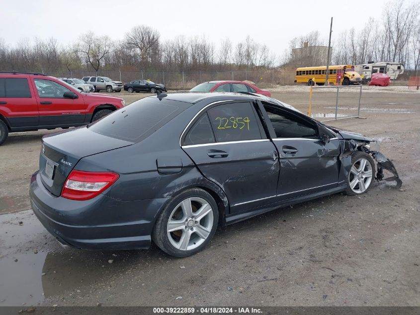 2011 Mercedes-Benz C 300 Luxury 4Matic/Sport 4Matic VIN: WDDGF8BB2BR150092 Lot: 39222859