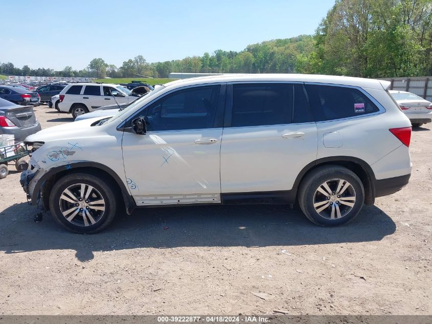 2017 Honda Pilot Ex-L VIN: 5FNYF5H5XHB010675 Lot: 39222877