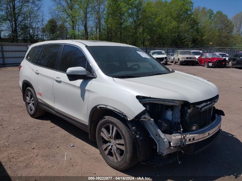 2017 Honda Pilot Ex-L VIN: 5FNYF5H5XHB010675 Lot: 39222877