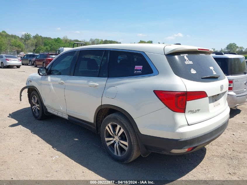 2017 Honda Pilot Ex-L VIN: 5FNYF5H5XHB010675 Lot: 39222877