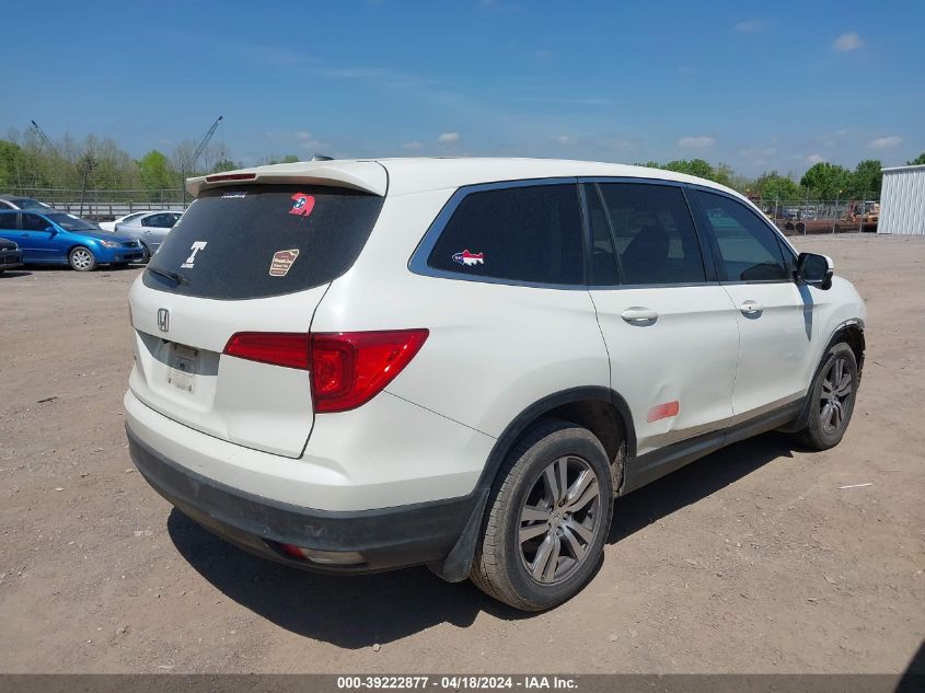 2017 Honda Pilot Ex-L VIN: 5FNYF5H5XHB010675 Lot: 39222877