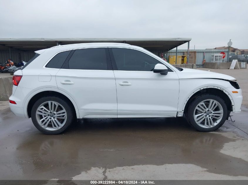 2019 Audi Q5 45 Premium VIN: WA1BNAFY8K2109059 Lot: 39222884