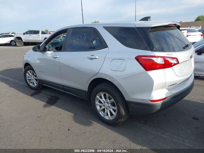 2020 Chevrolet Equinox Fwd Ls VIN: 3GNAXHEV5LS502929 Lot: 39222896