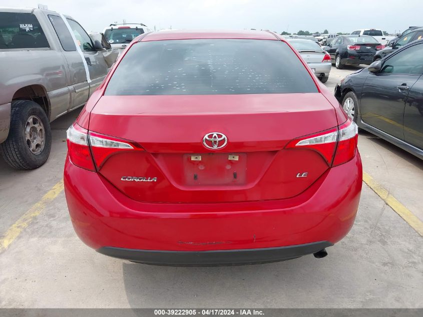 2016 Toyota Corolla Le Plus VIN: 5YFBURHE4GP547340 Lot: 39222905