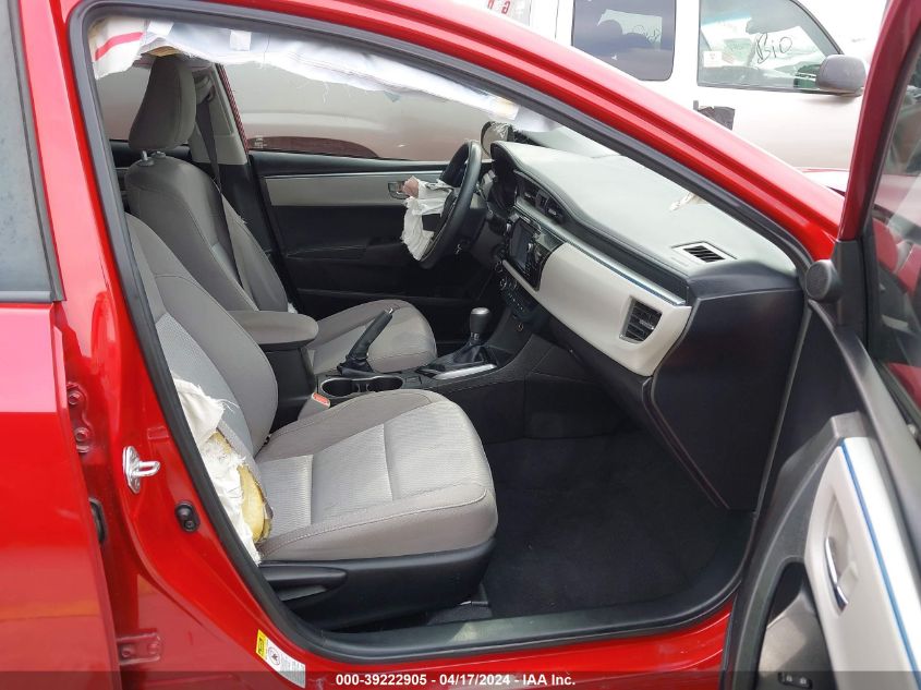 2016 Toyota Corolla Le Plus VIN: 5YFBURHE4GP547340 Lot: 39222905